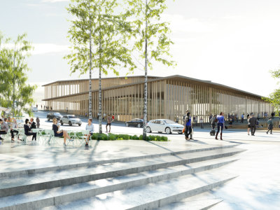 Parvis de la Gare Pleyel